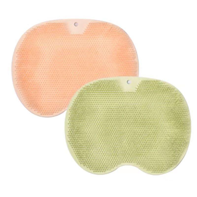 Fottvättverktyg, lat person, fotborste, sula massagedyna, hushållsfotsvamp för badrum, sugkopp med halkfri bälte