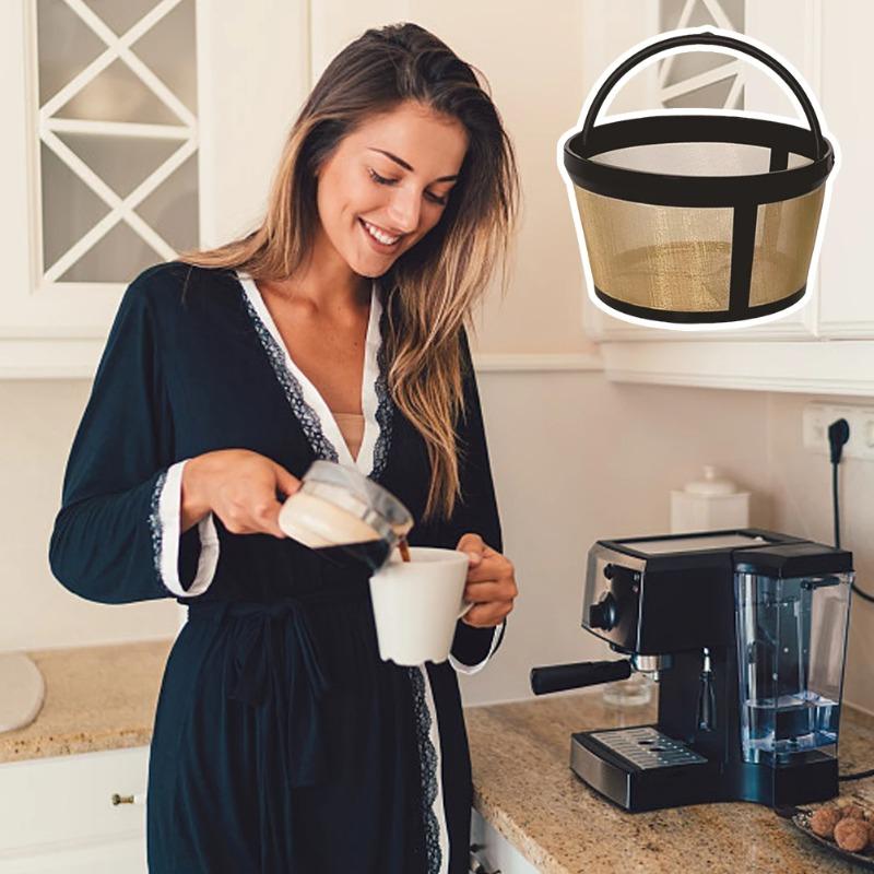 Coffee Filter Stainless Steel Mesh Coffee Filter Machine Reusable Tea Coffee Filter Mesh Coffee Accessories