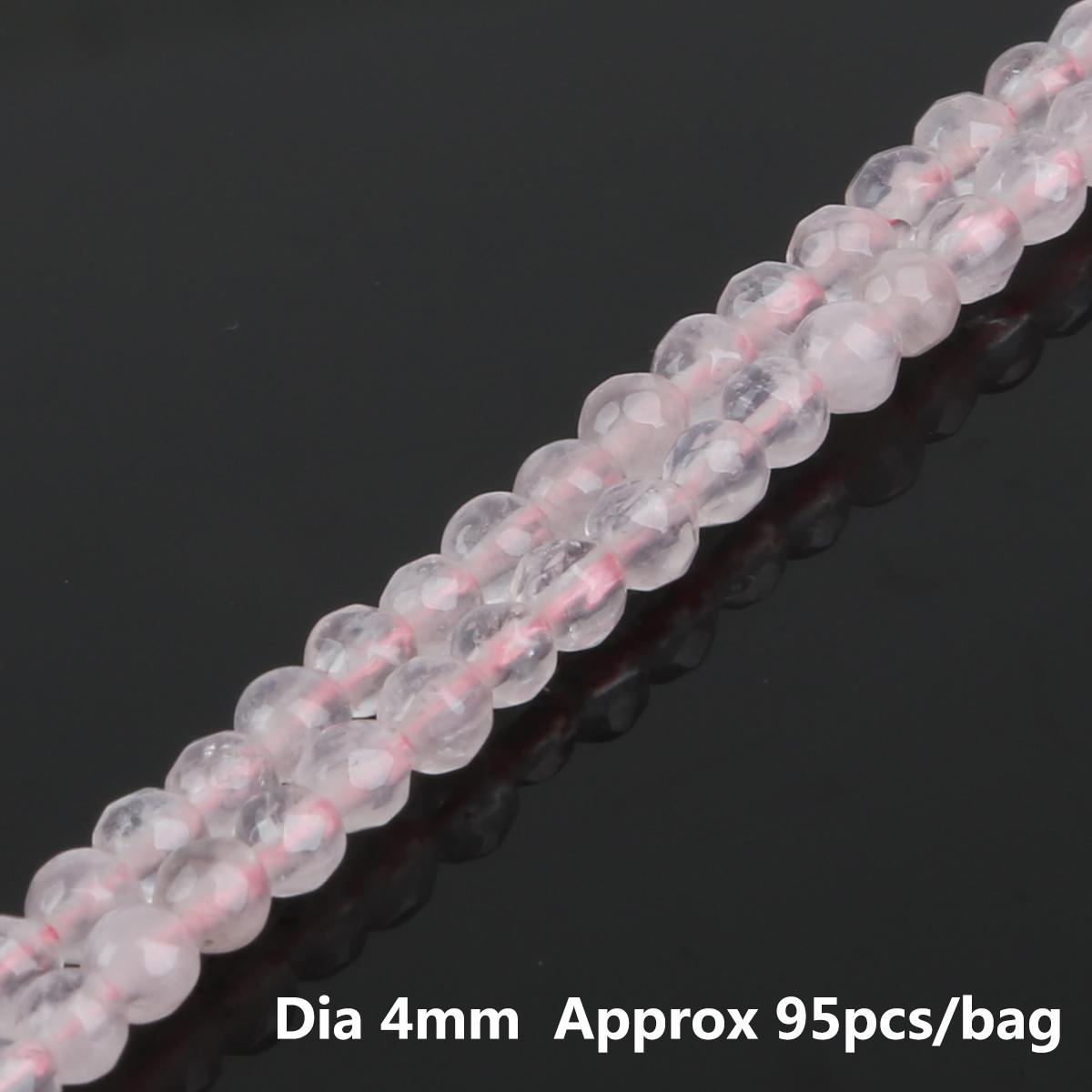 

Круглые свободные бусины из натурального камня с розовыми кристаллами, прядь 15 дюймов, 4, 6, 8, 10, 12 мм, размер на выбор для изготовления ювелирных изделий 10mm 38pcs