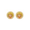 Boucles d'oreilles Cartoon Mignonnes Boucles d'oreilles Puces Fille Originales Visage de Poupée en Résine Boucles d'oreilles Simples pour Femmes