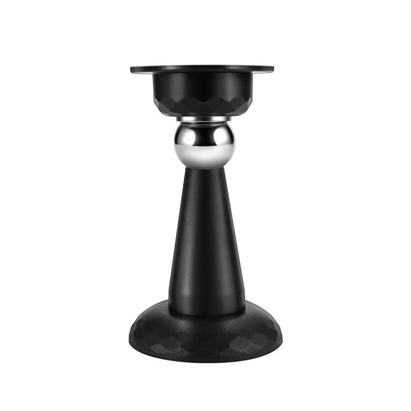 Punch-Free Magnetic Door Stopper with Anti-Collision Silicone Bumper for Bathroom and Bedroom