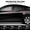 For Tesla Model 3 Model Y 2017-2025 Door Handle Scratch Protector - Inverted Door Handle Paint Protective TPU Film Car Clothing