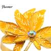 Metal Napkin Ring 5Pcs Rings, Maple Leaf Design Holders, Waterproof Anti-Oxidation Decorative Rings for Wedding Banquets And Restaurants Reusable