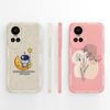 For Oppo Reno 10 Pro 5G Case Cute Panda Fundas Camera Protection Liquid Silicone Back Cover For Oppo Reno10 Pro Coque Carcasa