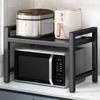 Expandable Microwave Oven Rack Multi Layer Adjustable Shelf Heavy Duty Kitchen Storage Stand for Appliances