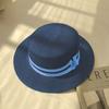 Summer Outdoor Empty Top Hat Solid Color Sun Hat Straw Beach Sun Hat Men