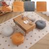 Waterproof Floor Seat Cushion Solid Color Suitable for Meditation Yoga Round Seat Pads Mat with Fillings Thicken Pads Cuscineria