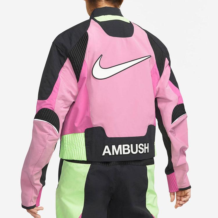 Nike x Ambush Moto Jacket (Asia Sizing) Active Fuchsia/Magic Flamingo/Black Women Streetwear CW8000-693