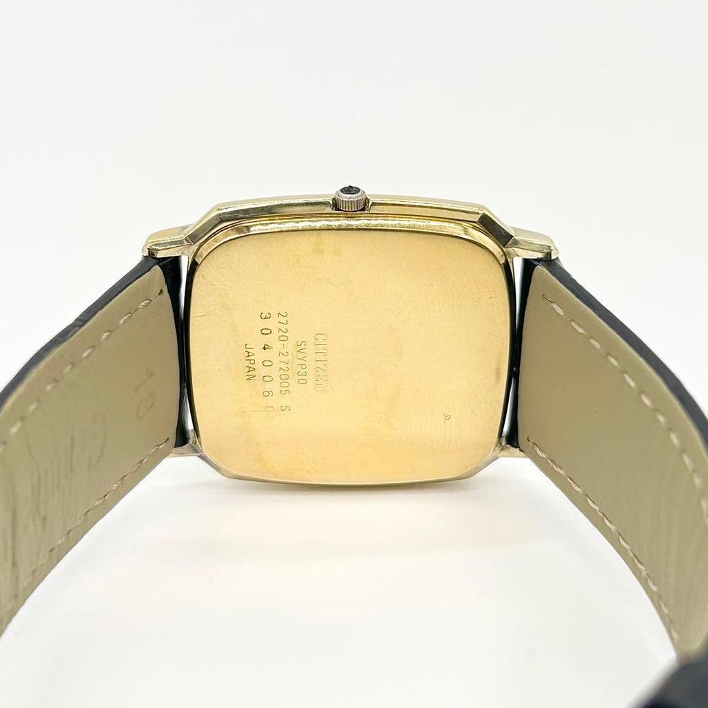 Used CITIZEN EXCEED SVYP30 SILVER material wristwatch