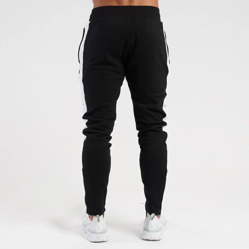 Men's Slim Fit Sports Jacket and Pants Set - European & American Style Running, Fitness, Casual Long Drawstring Tight Training Pants.