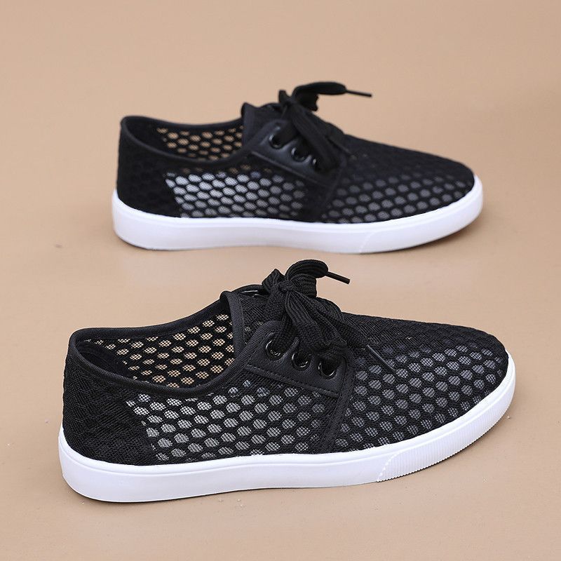 Mesh Shoes Women's Sandals Breathable Summer New Casual Sports Shoes Cloth Shoes Student Board Shoes Women's Shoes