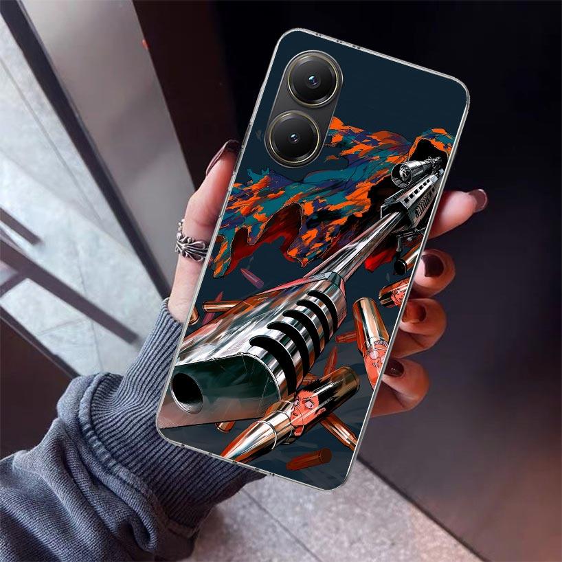 S-Sakamoto Days Phone Case For Xiaomi Poco X7 X6 X5 Pro F7 Ultra Redmi 15C 15 13 13C 12 12C 10 10A 10C 9 9A 9C 9T Shell Poco X7