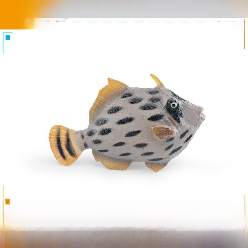 

Marine Life Pvc Models Collection With Authentic Fish And Starfish For Aquarium Display And Decor Flounder