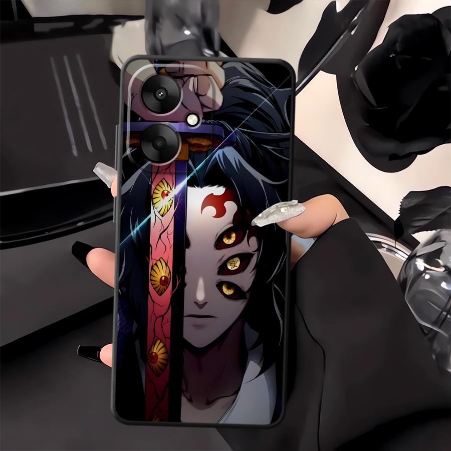 Soft Back Phone Cover Case for Xiaomi Redmi 10 9A 9C K40 K50 Gaming 13C K60 9T 12C A5 A1 A2 Plus 12 Demons Anime Slayer