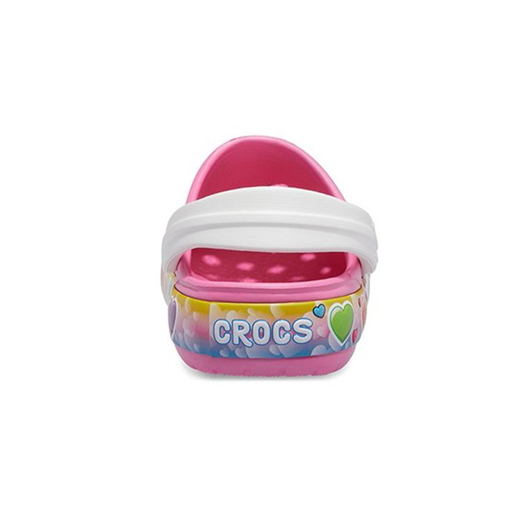 Crocs Classic Clog Fun Academy Unicorn Comfortable Daily Kids Sandals Kids Sandals Rose-Pink 207071-669