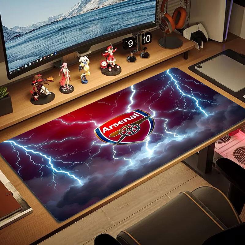 Arsenal F Large Size Mouse Pad Large Gaming Table Cushion Non-slip Laptop Tablet Big Mousepad XXL Mat Mini PC Playmat With Lock Edge