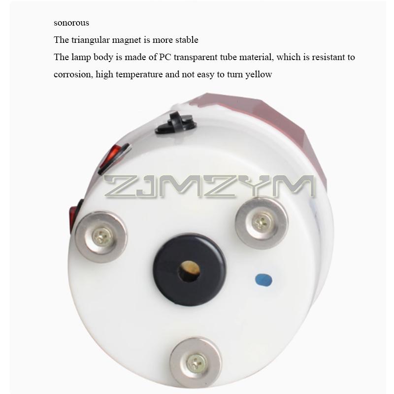 220V LED Alarm Light Road Safety Traffic Warning Light Highway Barricade Flashing Rotating Explosion Lights With Sound