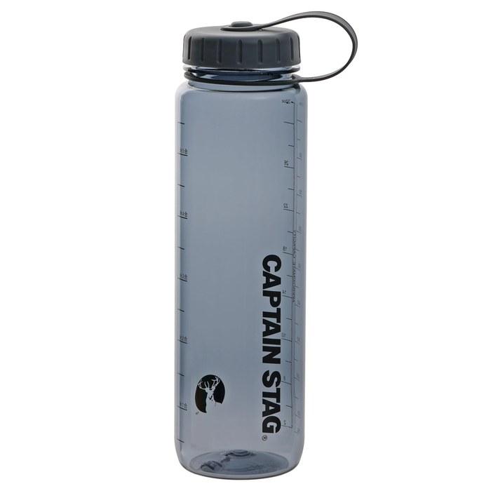 Captain Stag Water Bottle 1000ml - Clear Black (Amazon.co.jp Exclusive)