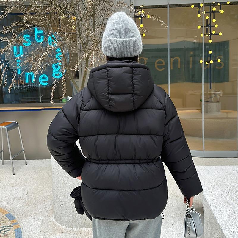 TIFICY Women's Fashion Casual Fall Winter Solid Color Print Long Sleeve Jackets & Coats Down Coats