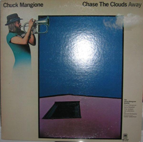 LP Record CHUCK MANGIONE - Chase The Clouds Away AMP7022 A&M 1978 Japan Obi Jazz Used