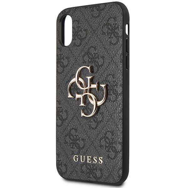 Guess Guhcpx4Gmggr Iphone X/Xsszary/Grå Hardcase 4G Stor Metallogo