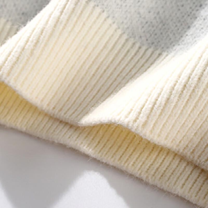 PLAYBOY Men's Semi-High Neck Knit Sweater