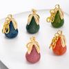 Trendy Large Pear Resin Keychain Pendant for Women