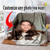 Customize Photos Customize Your Photo Blanket Multi-purpose Customizable Blanket Comfortable Perfect for Office Chair Bed Sofa Nap