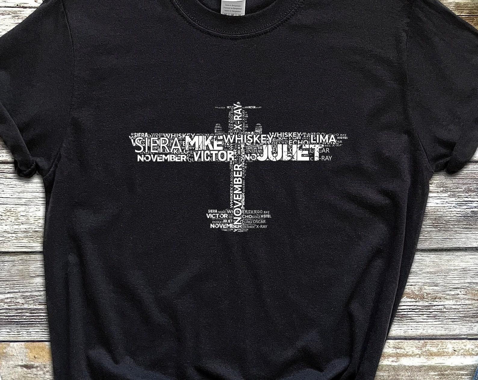 Aviation Phonetic Alphabet T-Shirt, Airplane Pilot Shirt, Pilot Gift, Aviation Tshirt, Air Force Gift, Plane Tshirt, Aviation Shirt Unisex L
