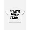 Hip Hop Street Y2K Faith Overcomes Fear Bible Pattern Pure Cotton Unisexs Tshirt Summer New Unisexs and Womens Casual Tshirt