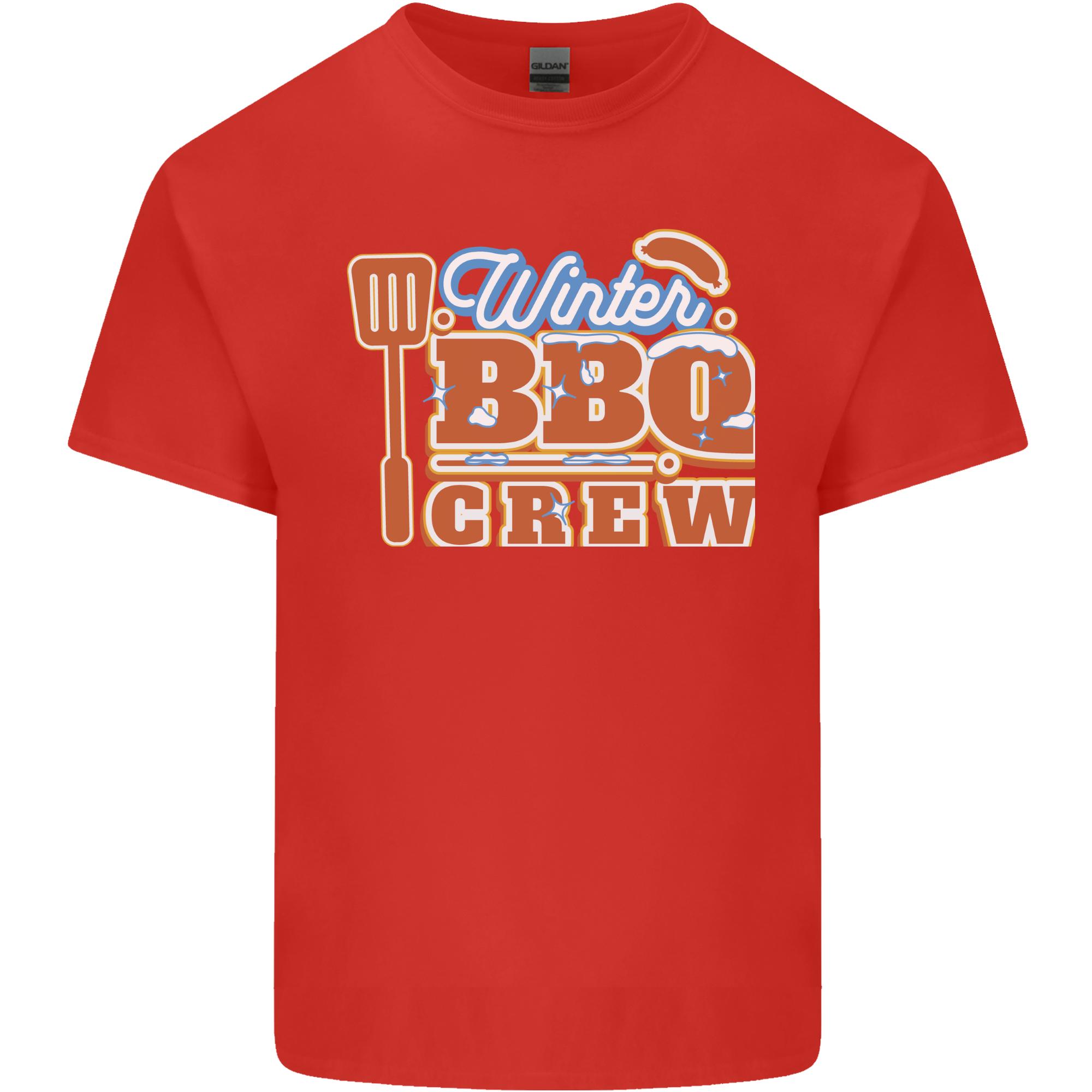 Winter BBQ Crew Funny Grill Food Chef Cook Unisexs Light Cotton TShirt S