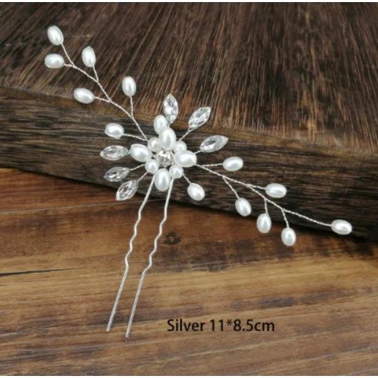 Women U Shape Hair Clips Bobby Pins for Women Girls Brides Hairstyling Tools Accessories Crystal Pearl Hairpins Metal Barrettes