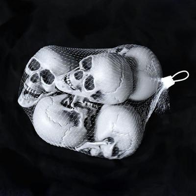Horror-themed Home Decor Realistic Skulls Pendant Table Decor Set for Halloween Bar Home Party Spooky Skeleton for Decoration
