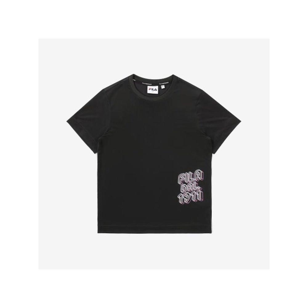 

[fila Kids] Mimo Phil ShorT Sleeve T shirT Fk2rse2202x Blk q0zFk2rse2202xBlk BLACK/120