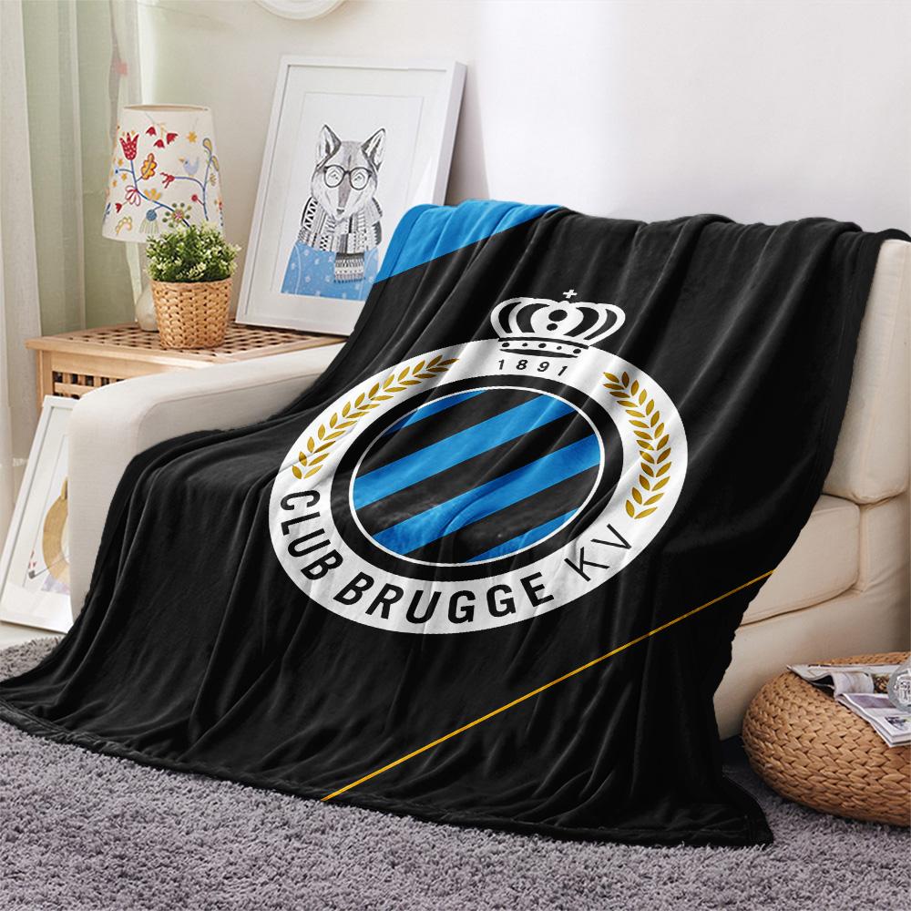 Club Brugge KV Flannel Blanket, High Quality Comfortable for All Seasons, Home Decor, Warmth and Comfort