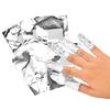 50/100Pcs/lot Aluminium Foil Nail Art Soak Off Acrylic Gel Polish Nail Removal Wraps Remover Easy Cleaner Nail Polish Gel