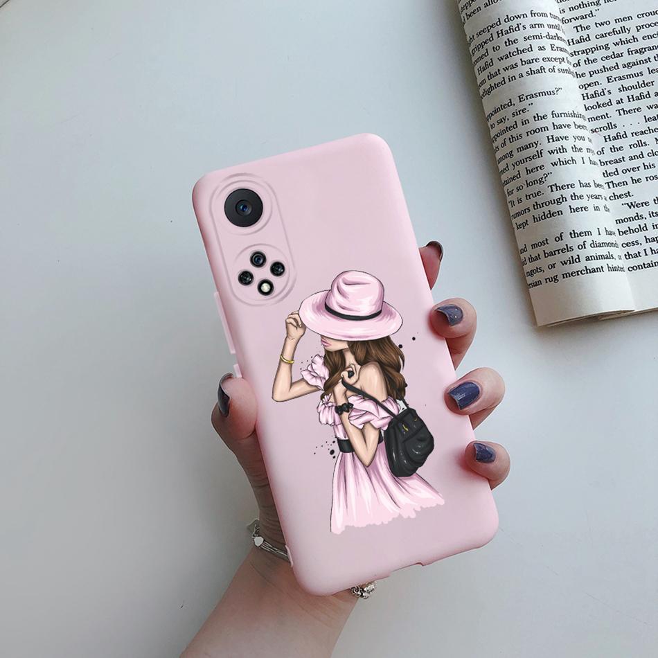 For Honor 50 Case For Huawei Honor 50 Nova 9 SE Cover Coque Super Mom Baby Fashion Girls Silicone Phone Bumper for Honor 50 Case