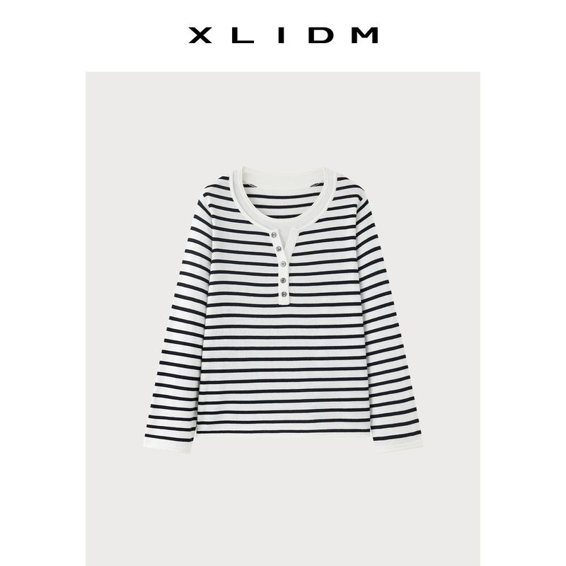 

Xiaoli Plus Size Women s Clothing Wool & Silk Blend Faux Two-Piece Striped Knitted Sweater Top for Women Spring New Style First Snow White (Ready Stock) XL