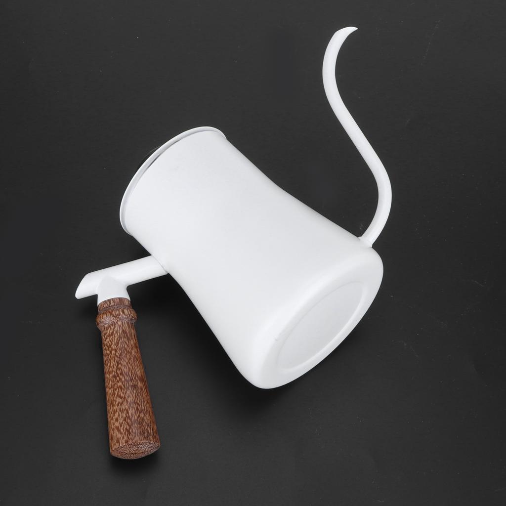 650ml Hanging Ear Hand Coffee Pot Stainless Steel Drip Type Coffeeware Tool with Thermometer