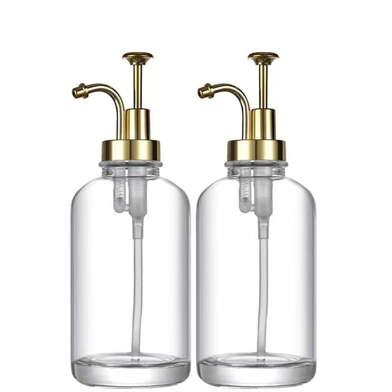 Drinkware Coffee Syrup Dispenser Accessories 1/2 Pack 16oz/500ml Syrup Dispenser with Funnel Syrup Pump Dispenser Leak Proof