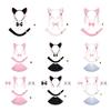 Cats Costume Set Ears Tail Bowite Tutu Skirt Animal Fancy Costume Kit Accessories Kids Girls Halloween Cosplays Props