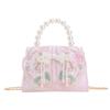 Handbag Fashionable Childrens Featuring Delightful Bow And Chic Details Pearl