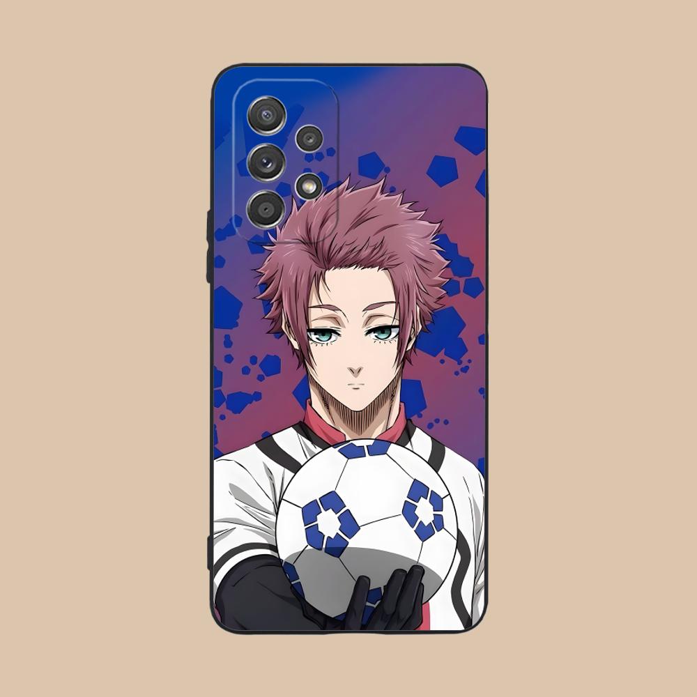 Blue Lock Itoshi sae Phone Case for Samsung Galaxy A56 55 54 53 52 51 36 35 34 23 16 15 5G Colorful Cover Pretty Luxury Cover