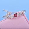 Damer Elegant Krystall Kjærlighet Hjerte Armbånd