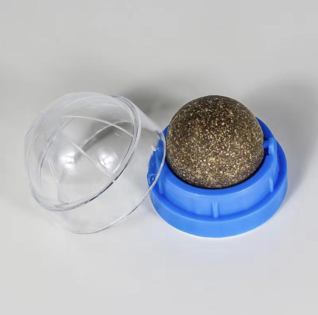 Naklejka ścienna Kocimiętka Zabawka Obrotowa Kulka Wspomaga trawienie Przekąski z Trawy Kocimiętki Miętowy Cukier Trawa Kocimiętka Lizaki do Lickania Czyste Zęby