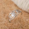 Cazador Cute Turtle Starfish Open Rings for Women Stainless Steel Adjustable Finger Rings Gold Color Jewelry 2026 Valentine Gift