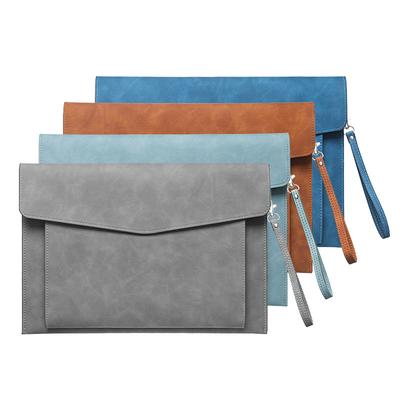 A4 Kožená taška na dokumenty Pořadač Velkokapacitní Business aktovka Vodotěsné pouzdro na notebook Kancelářský organizér