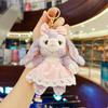Plush Adorable Small Bunny Car Keychain Toy Doll Suitable For Various Occasions