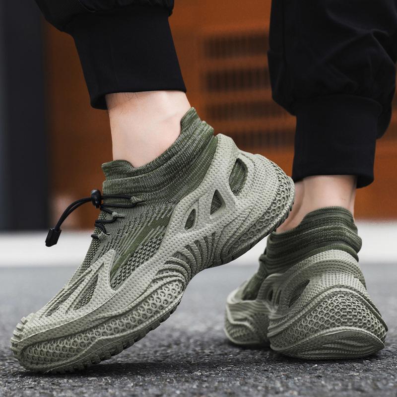 Men's shoes running mesh 2025 ultra-light shock-absorbing sports shoes men's casual shoes breathable men's new summer trends