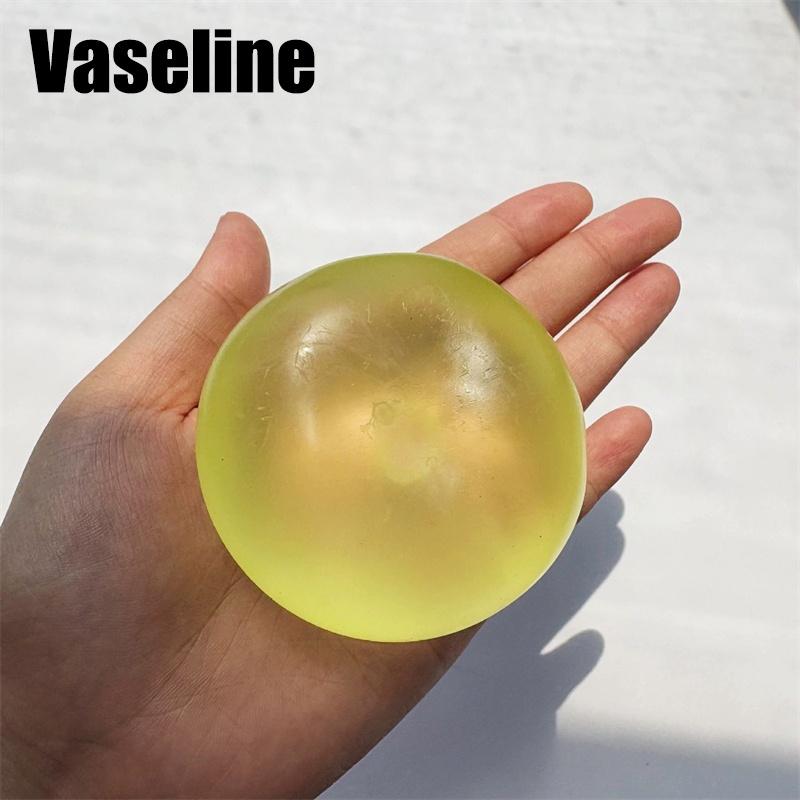Clear Jelly Filler Vaseline Moldable Squeeze Ball Relief Pressure Solid Color Non-Toxic Soft Silky Anti-Stress Fidget Desk Toy